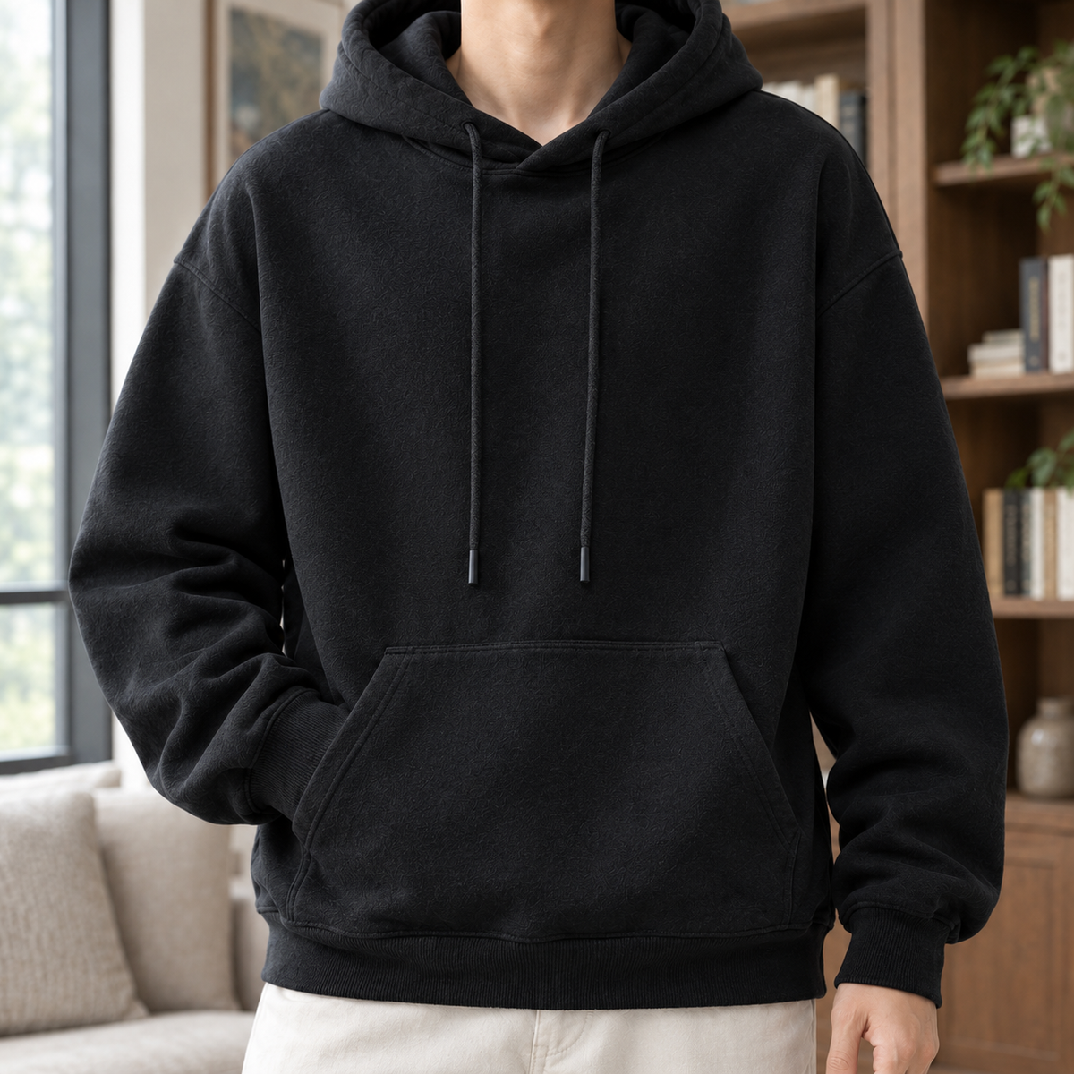 Damaso Relaxed Hoodie - Lead Product Detail