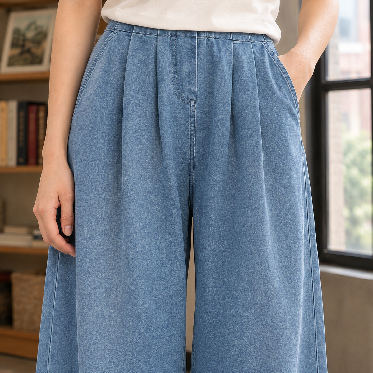 Rosemary Wide Leg Pants - Lead Product Detail