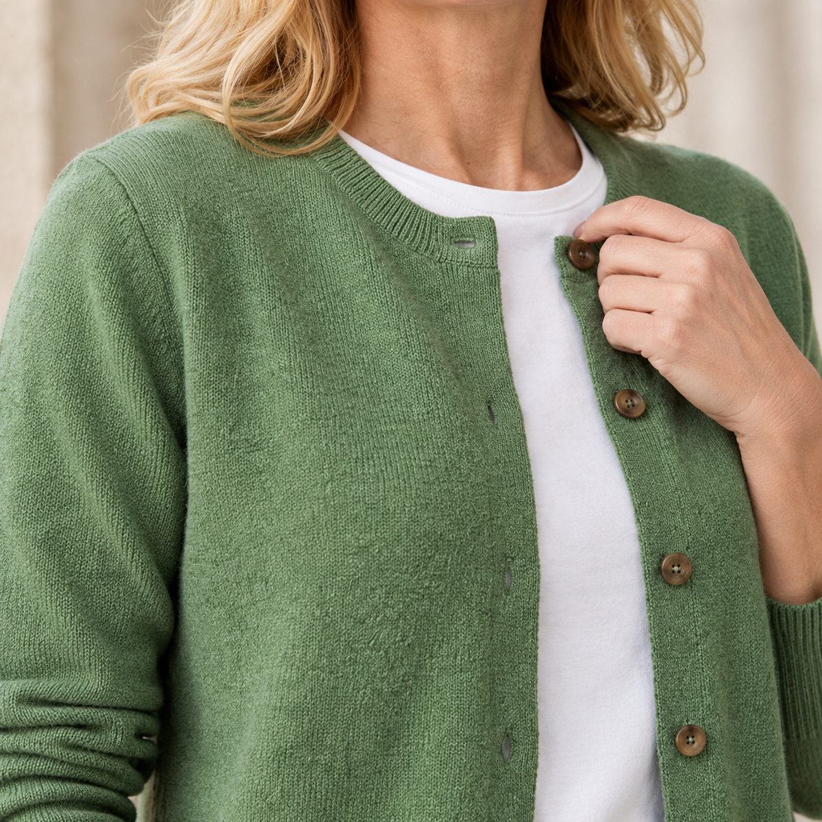 Zane Button Cardigan - Lead Product Detail