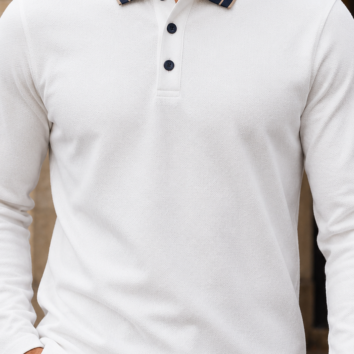 Raymond Contrast Polo - Lead Product Detail