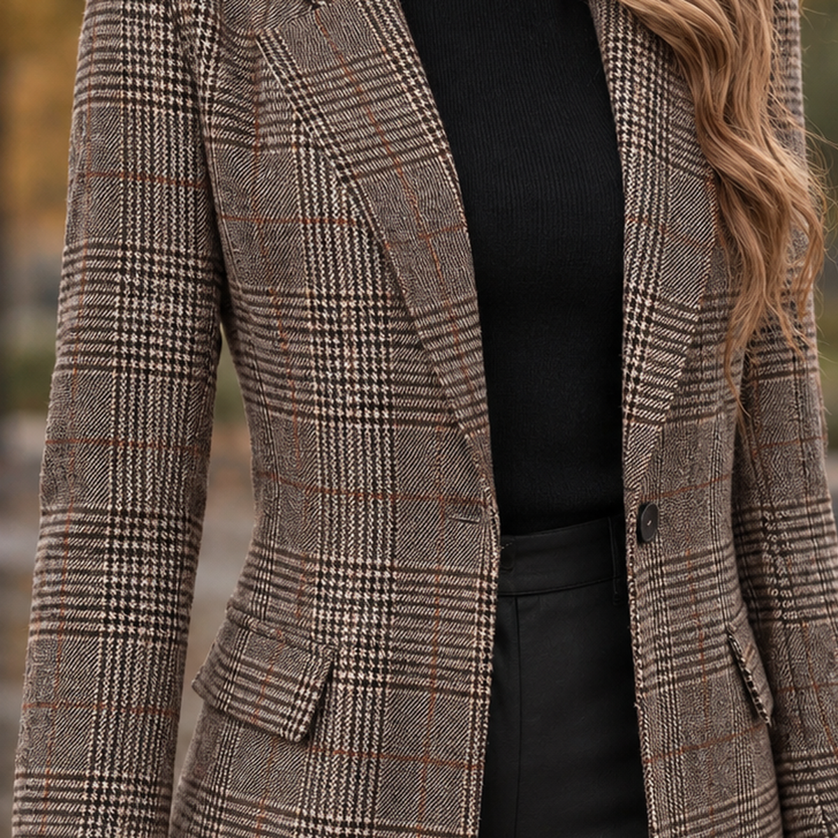 Bethany Plaid Blazer - Lead Product Detail