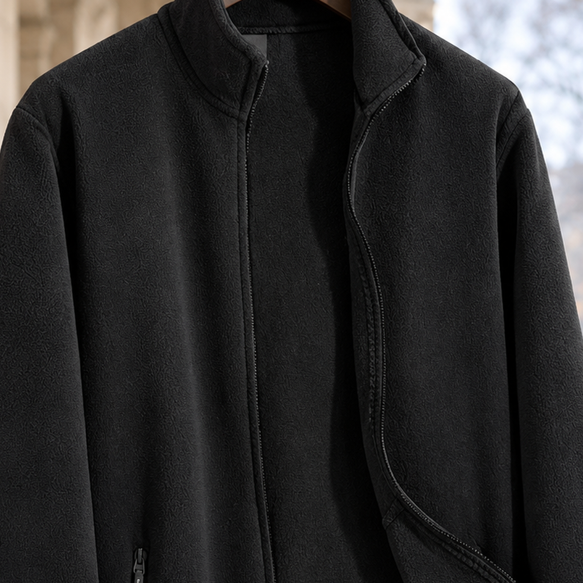 Jamie Stand Collar Jacket - Lead Product Detail