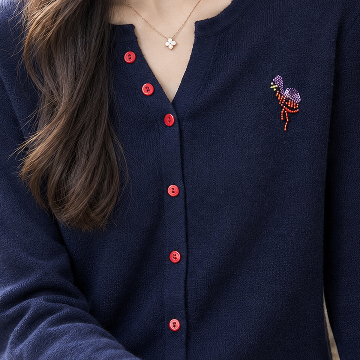 Lydia-Mae Embroidered Cardigan - Lead Product Detail