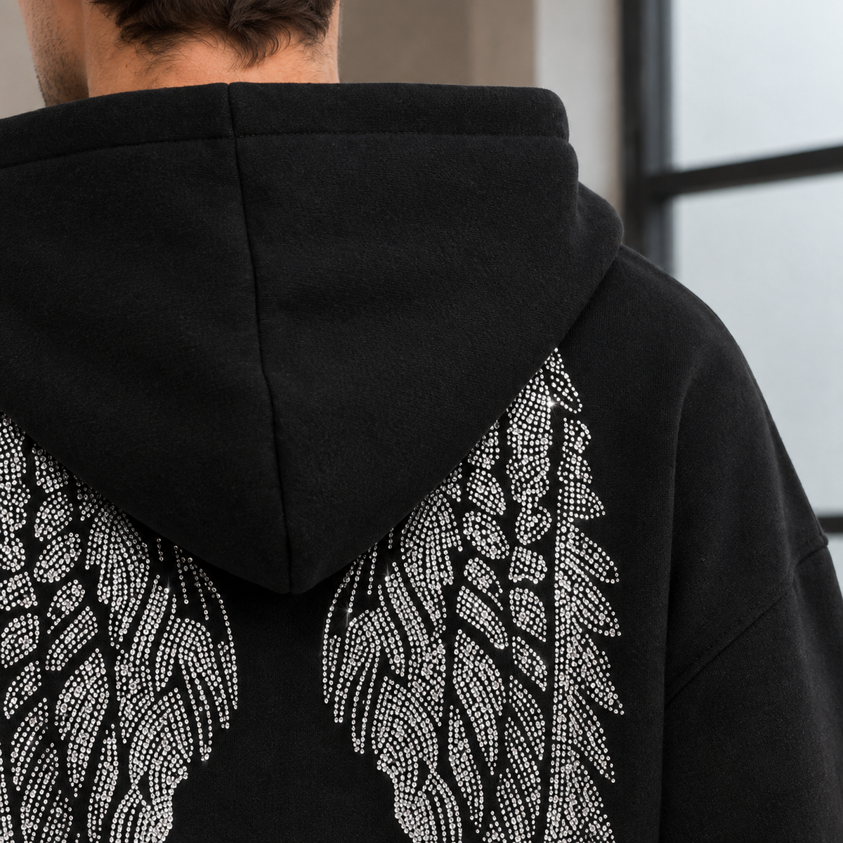 Stefan Wing Hoodie - Lead Product Detail