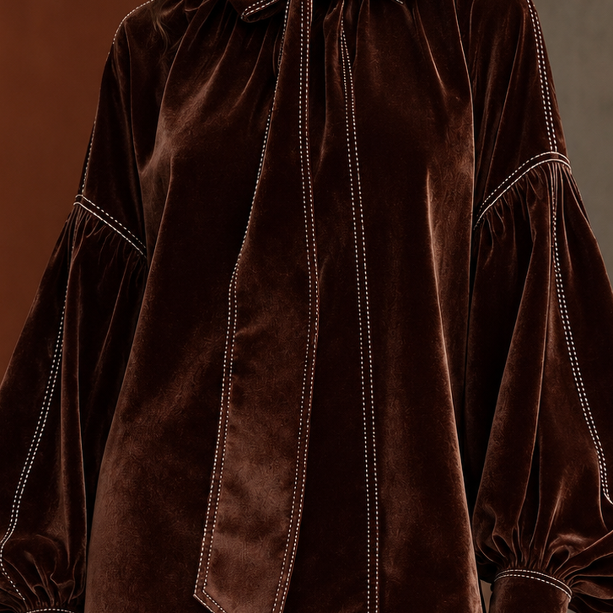 Marianne-Faye Tie Neck Dress - Lead Product Detail