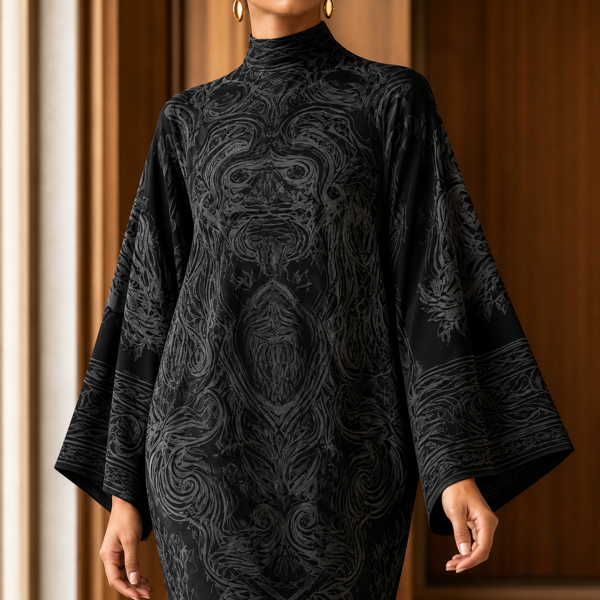 Emmeline Batwing Midi Dress - Lead Product Detail