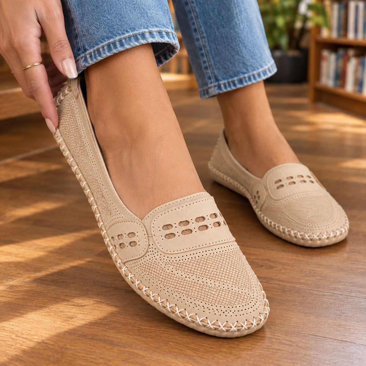 Savoia Perforated Loafers - Lead Product Detail