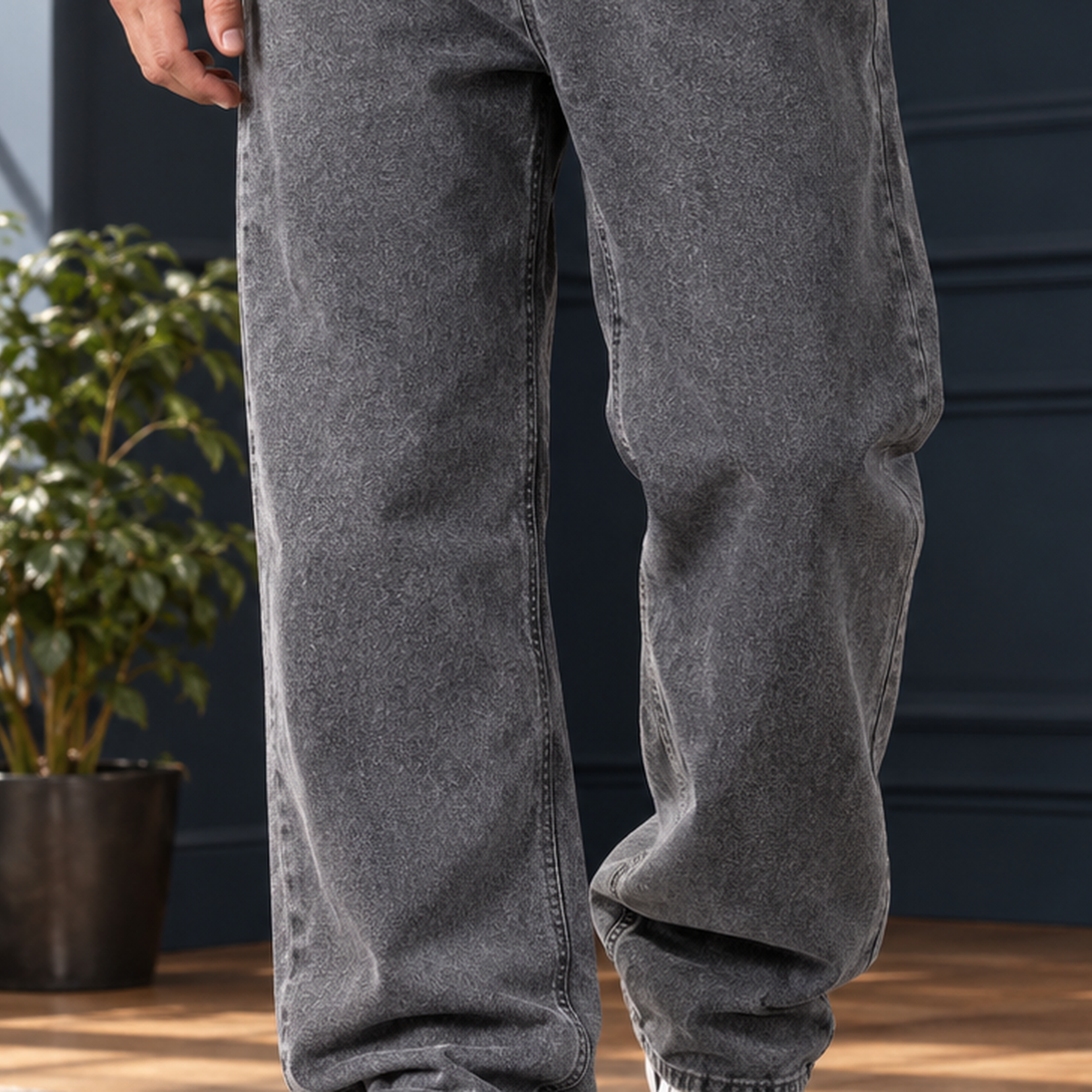 Fulbert Relaxed Jeans - Lead Product Detail