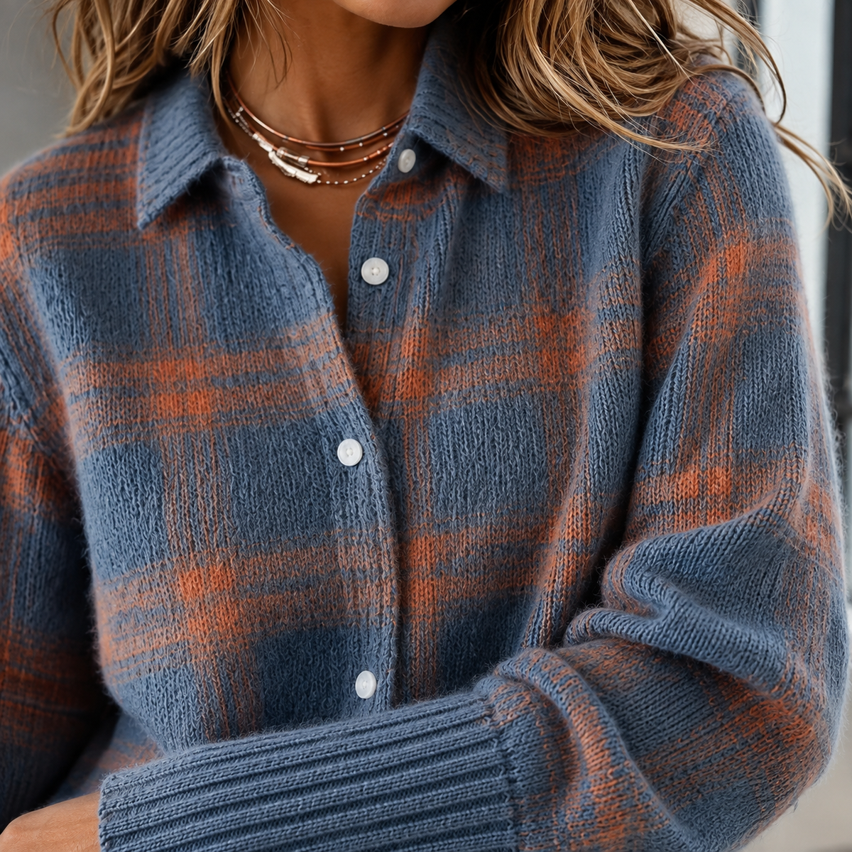Etta Plaid Overshirt - Lead Product Detail