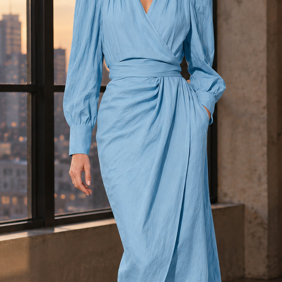 Winifred Wrap Dress - Lead Product Detail