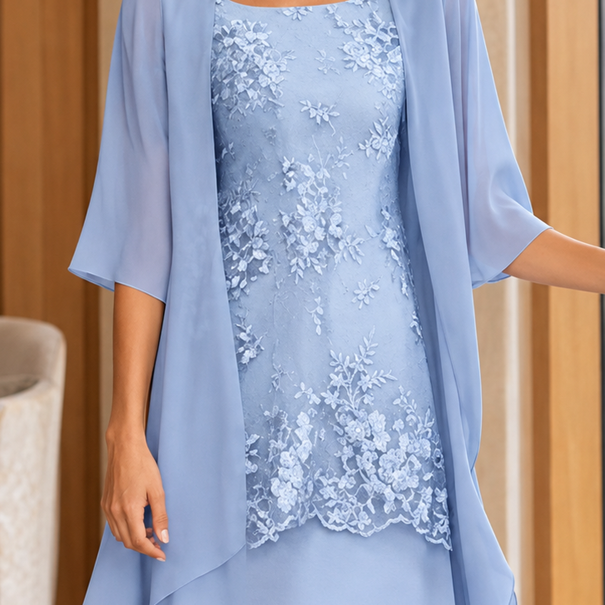 Lily Lace Cape Set - Lead Product Detail
