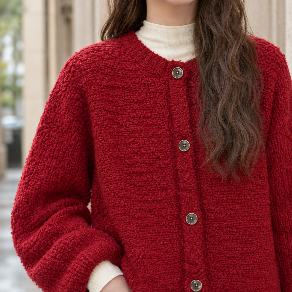 Honoria Textured Cardigan - Lead Product Detail