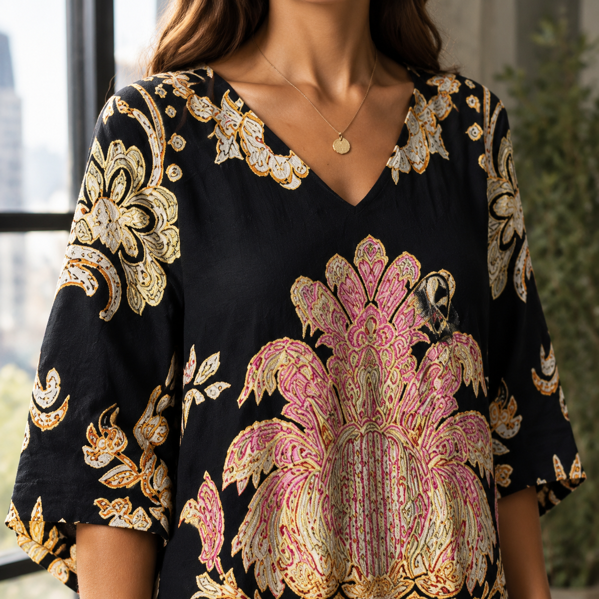 Calla Ornate Maxi Dress - Lead Product Detail
