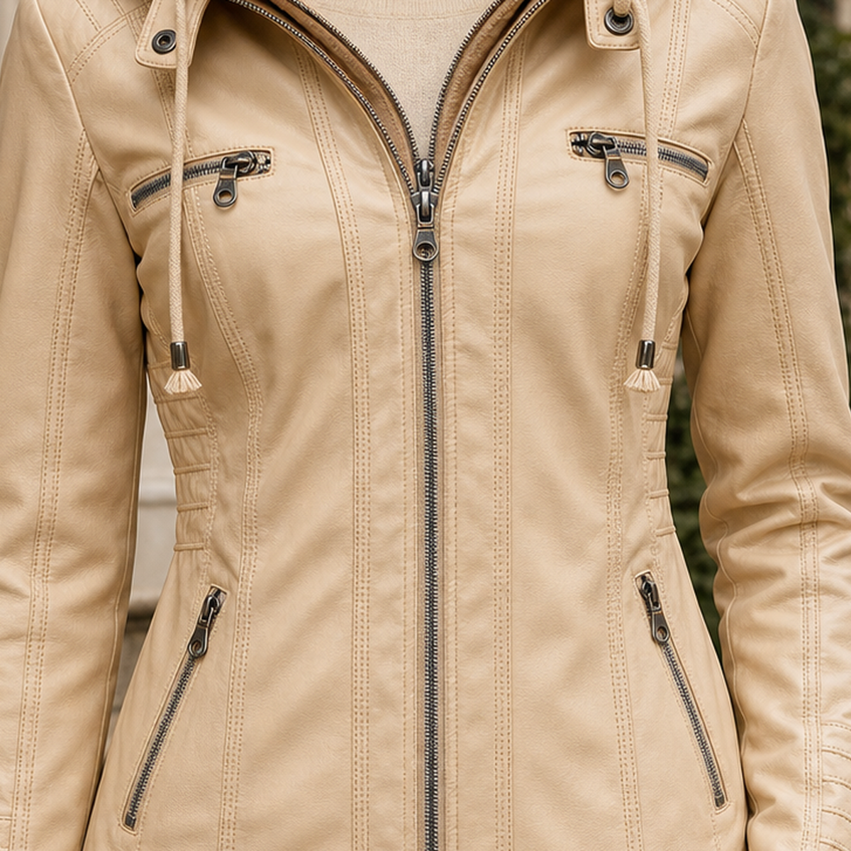 Jade Hooded Jacket - Lead Product Detail