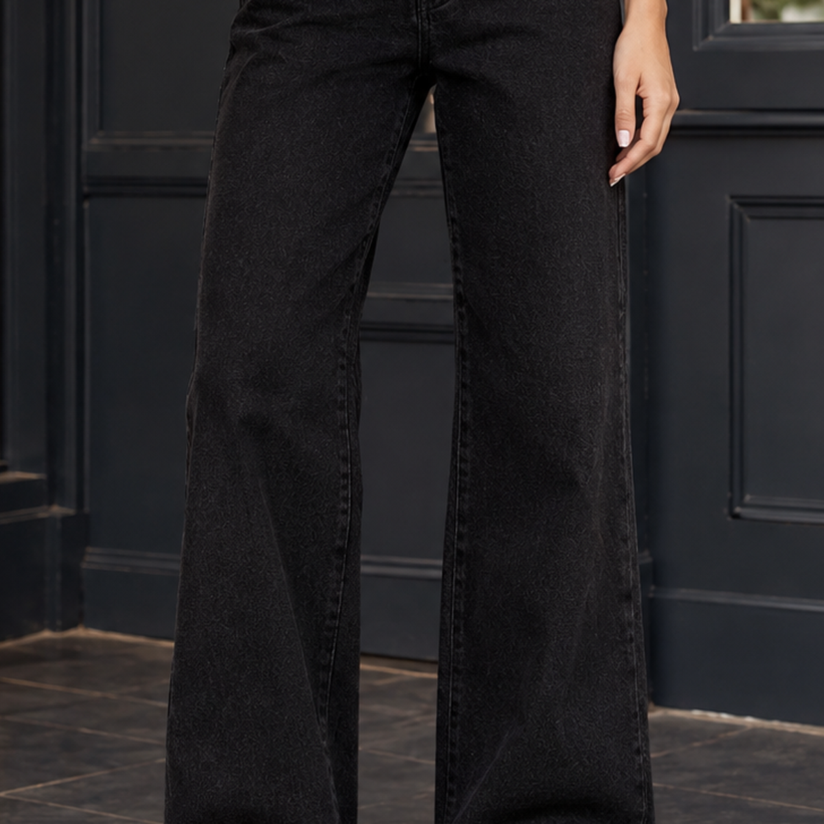 Vanessa Wide Leg Jeans - Lead Product Detail