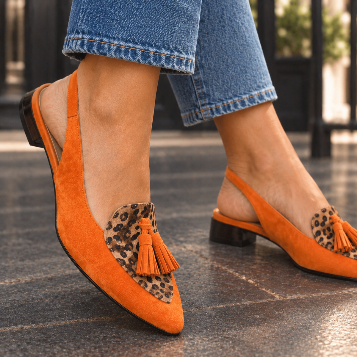 Padova Tassel Slingbacks - Lead Product Detail