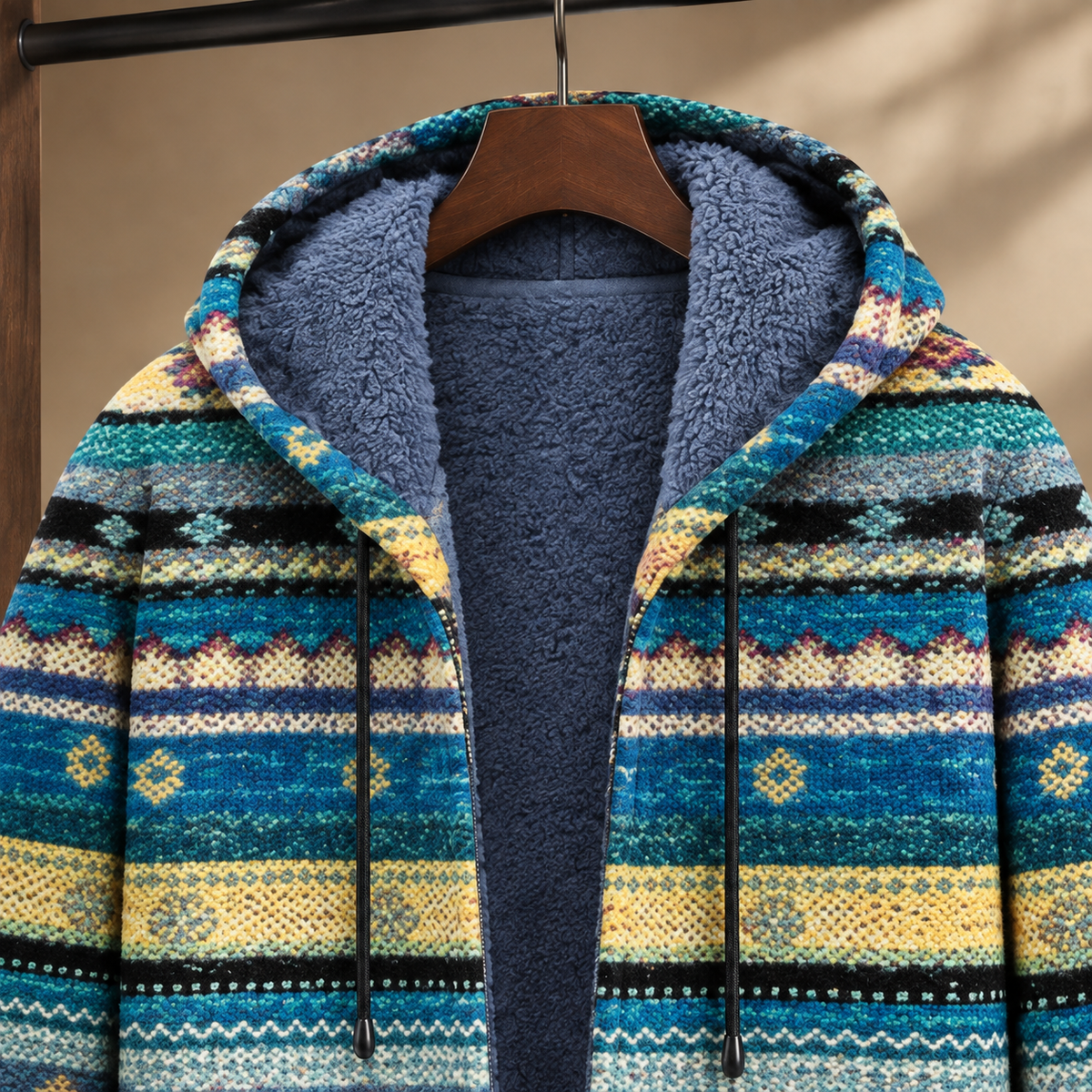 Raphael Patterned Sweater - Lead Product Detail