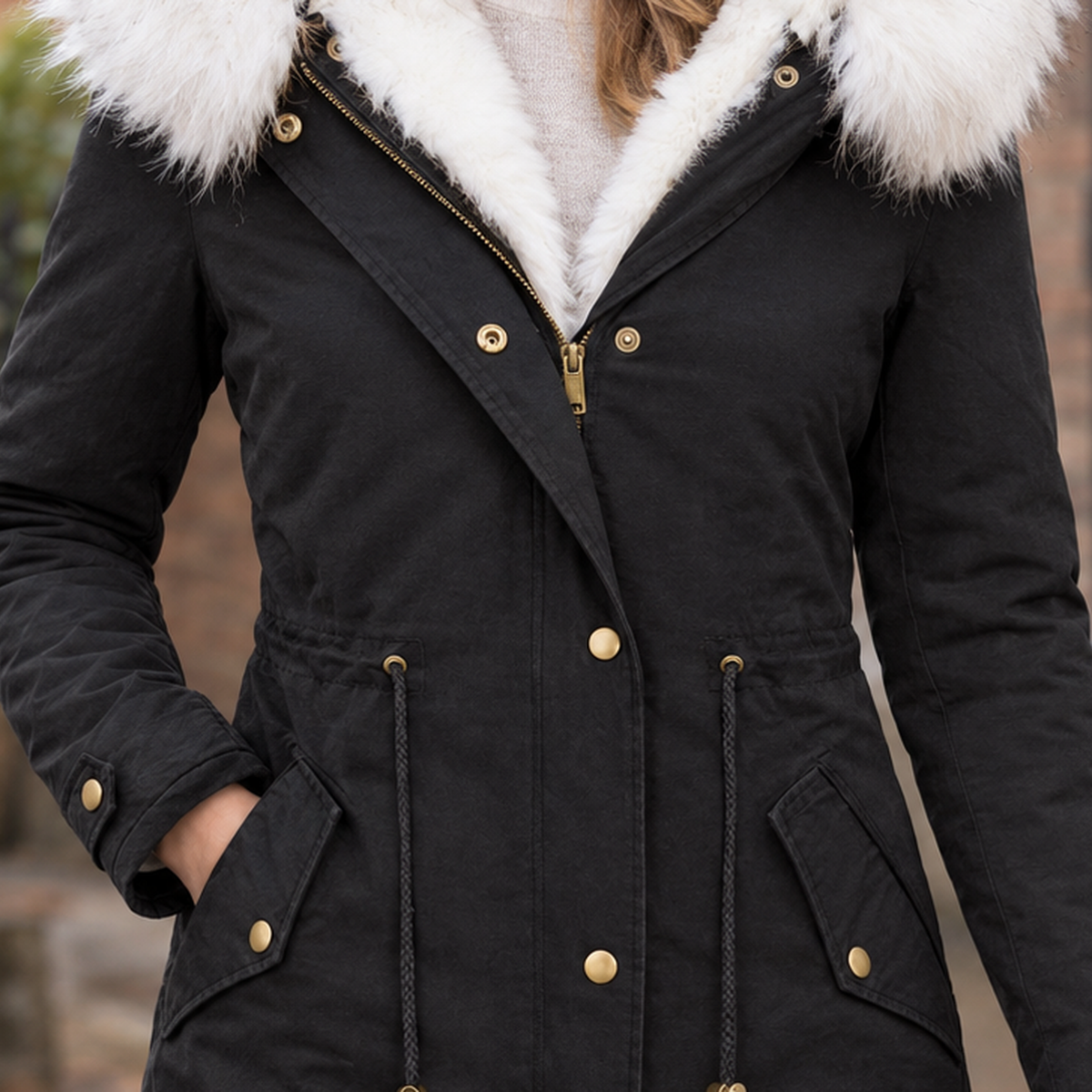 Chiara-Mae Fur Trim Parka - Lead Product Detail