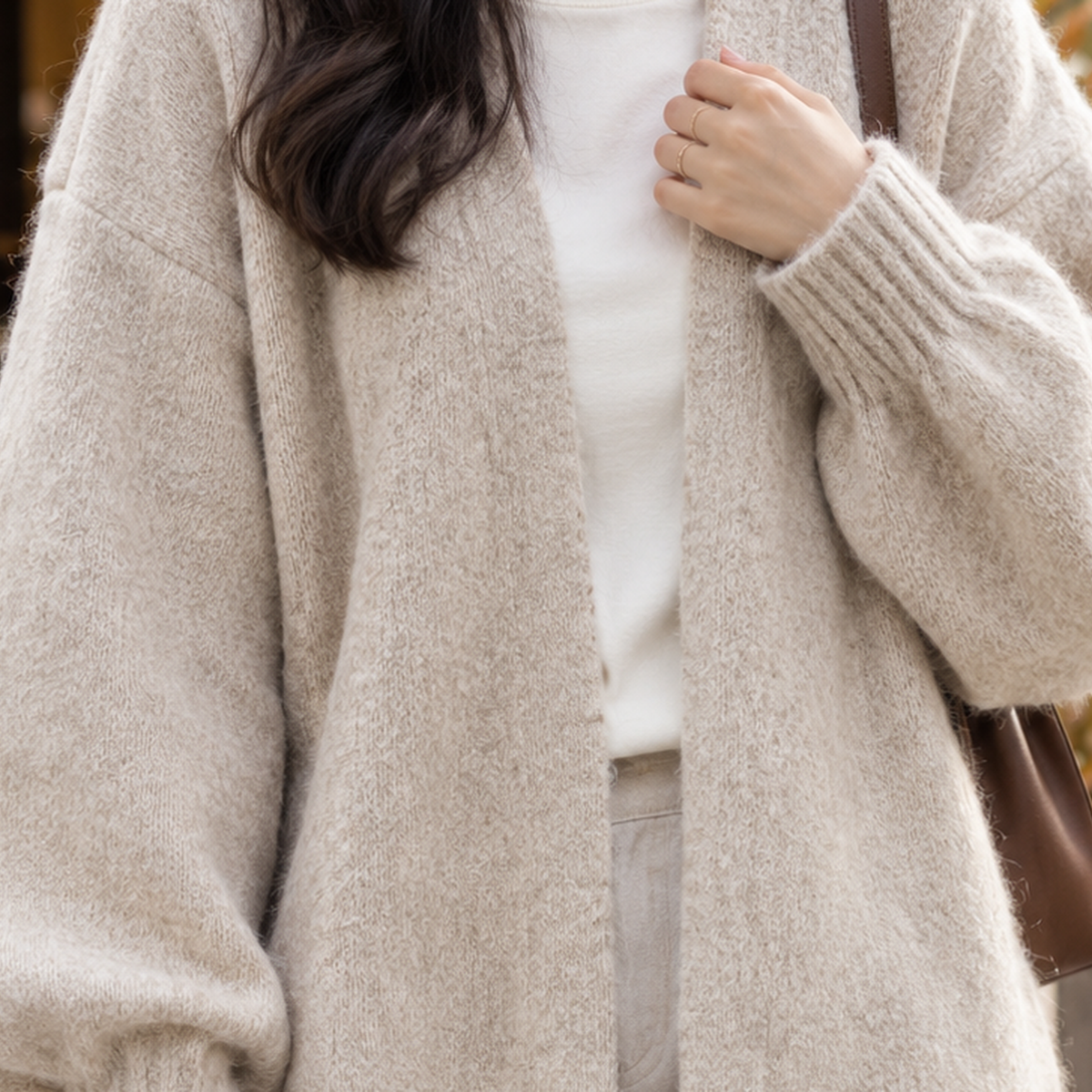 Isabeau-Faye Open Front Cardigan - Lead Product Detail