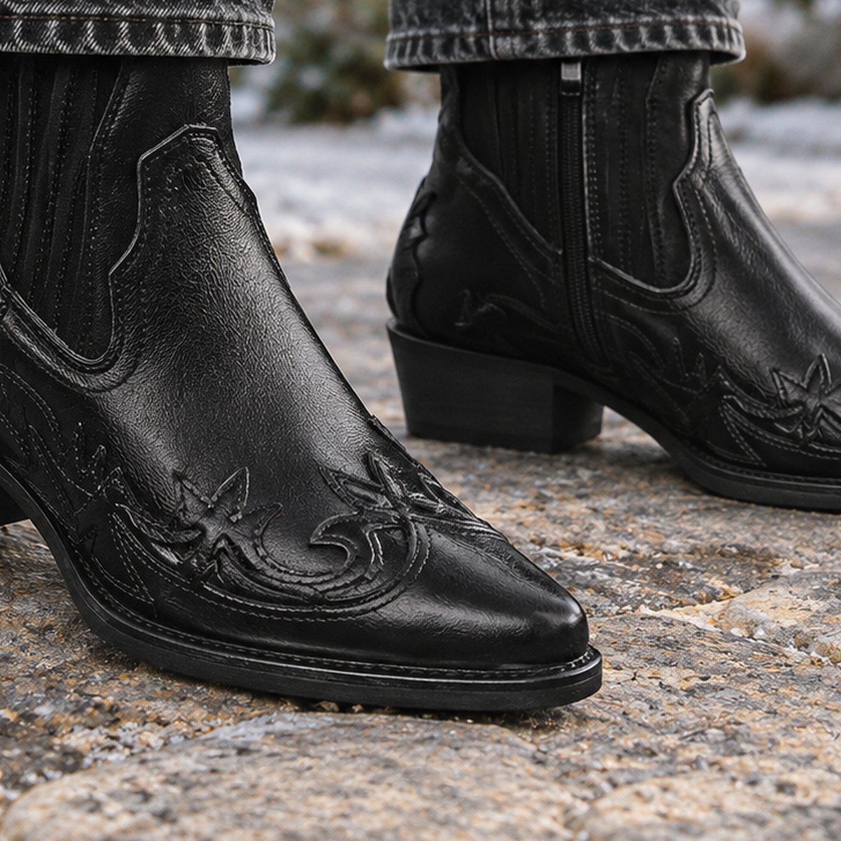 Reggiani Western Boots - Lead Product Detail