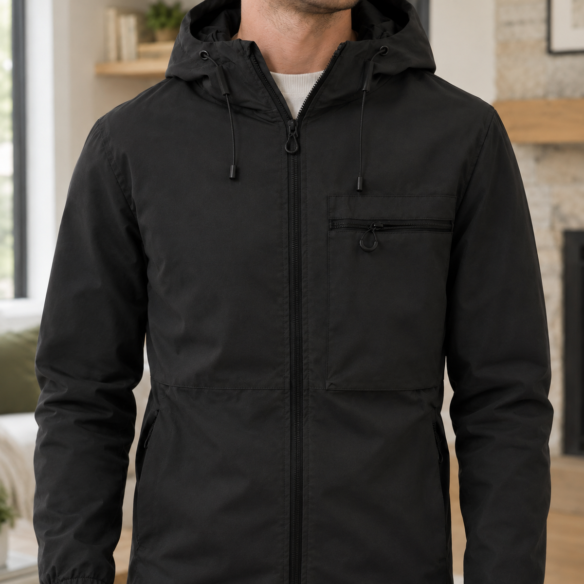 Bradley Hooded Jacket - Lead Product Detail