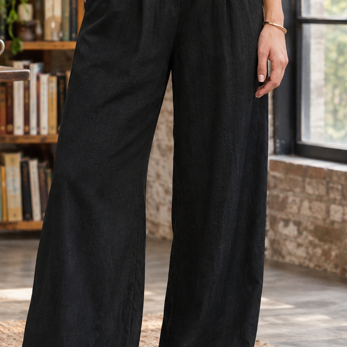 Manon Wide Leg Pants - Lead Product Detail