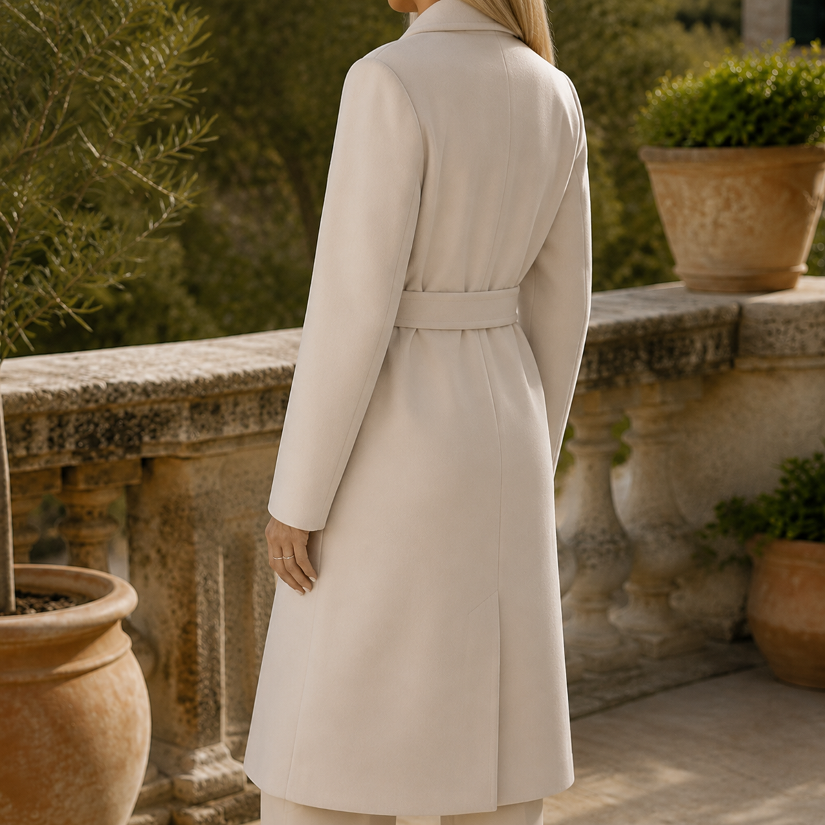 Odette Belted Overcoat - Lead Alternate View
