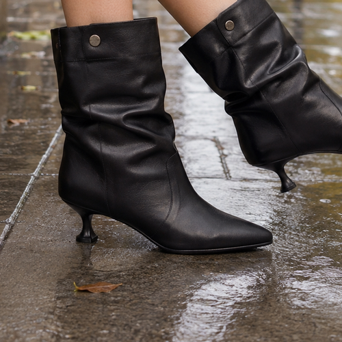 Biagini Slouch Boots - Lead Product Detail