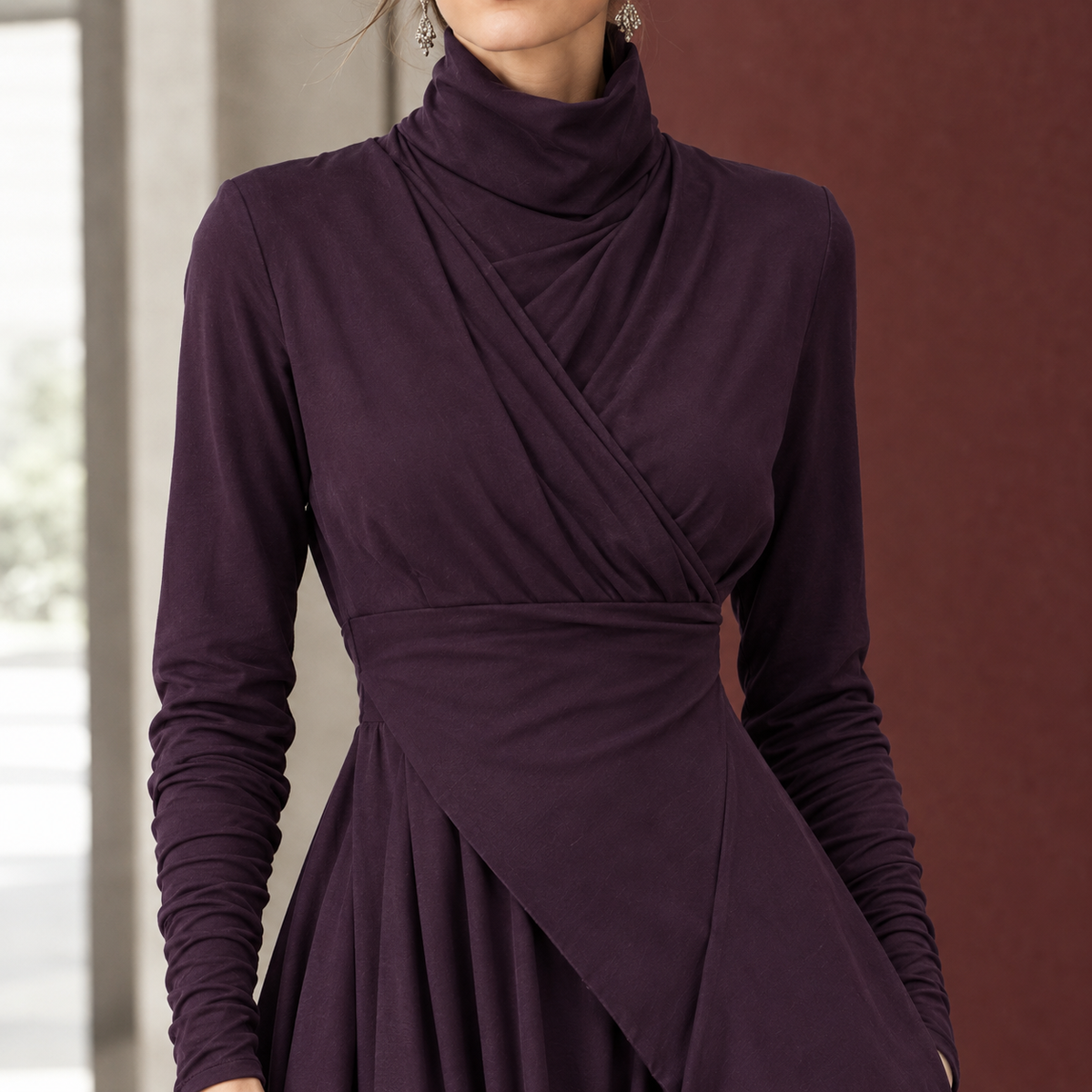 Godiva Asymmetric Maxi Dress - Lead Product Detail