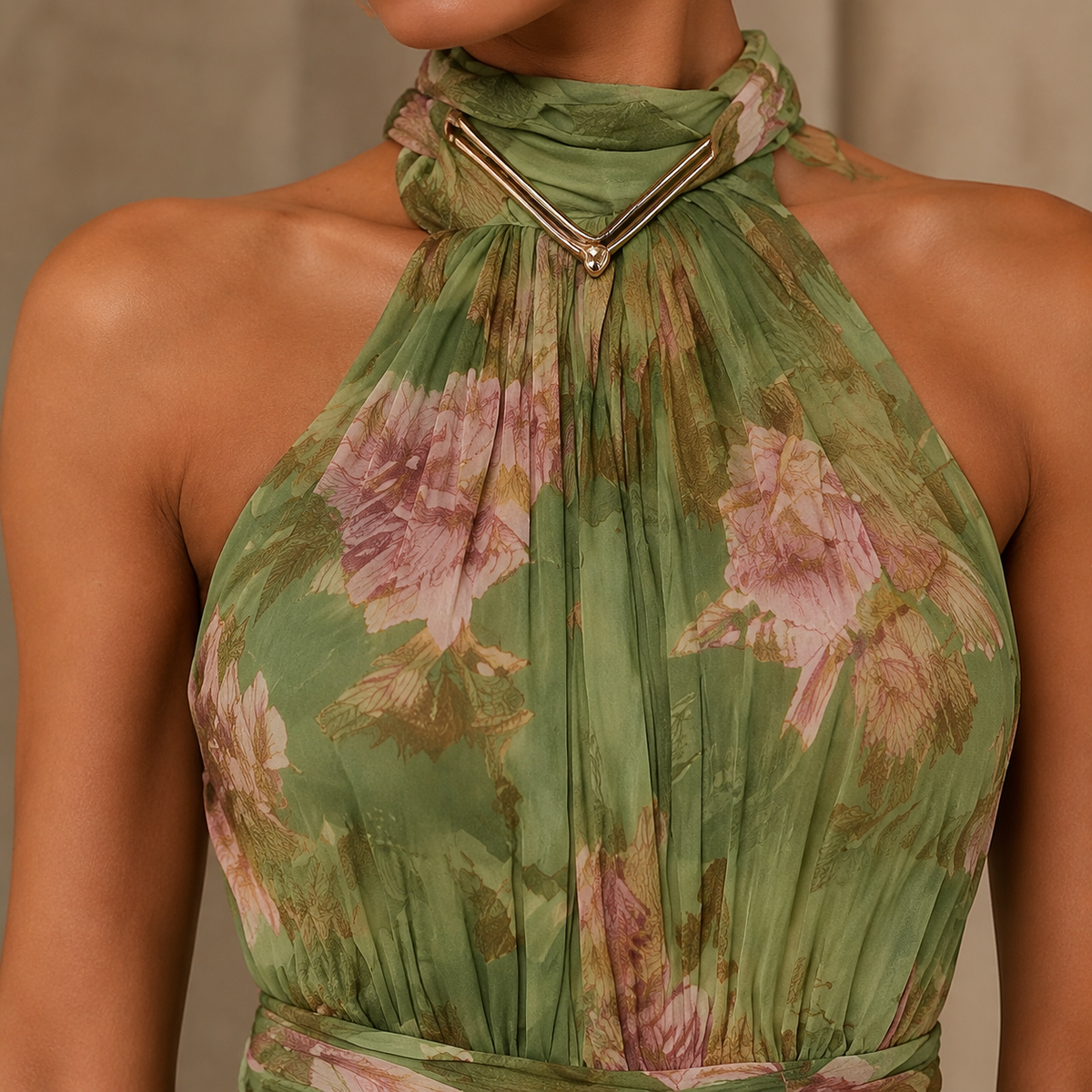 Perla Halter Dress - Lead Product Detail