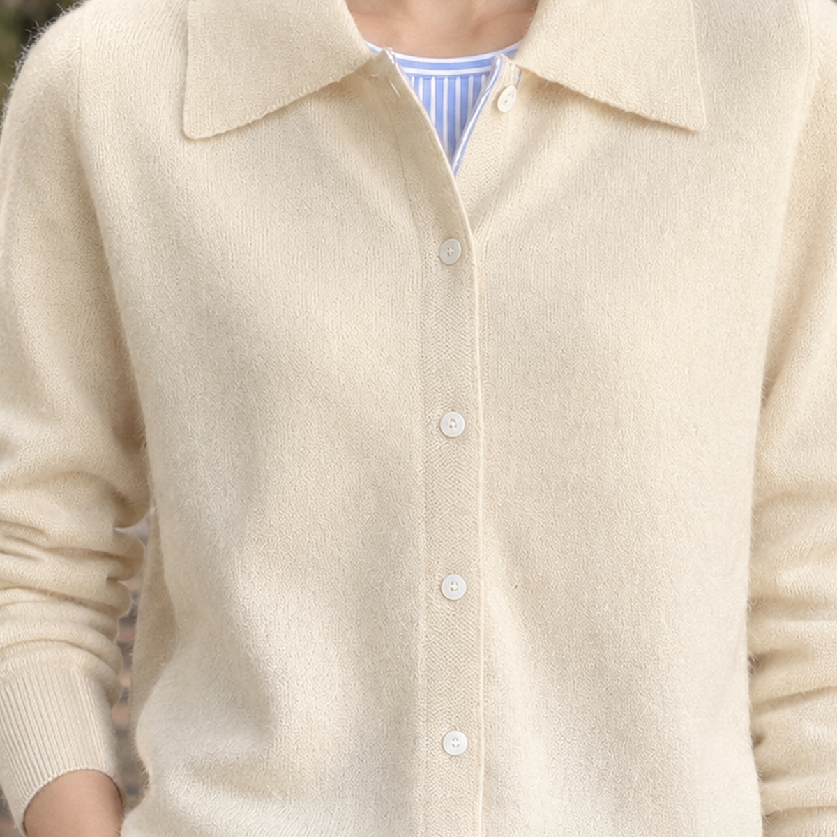 Aurore-Lane Collared Cardigan - Lead Product Detail