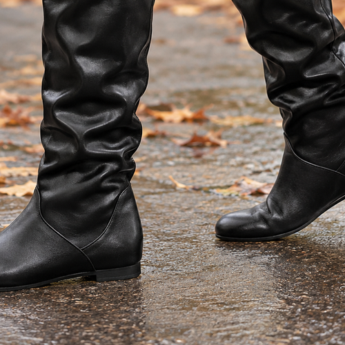 Caruso Suede Buckle Boots - Lead Product Detail