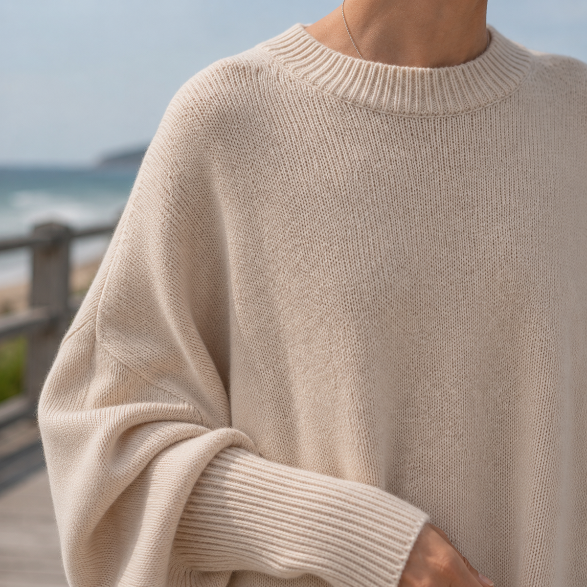 Matteo Oversized Sweater - Lead Product Detail