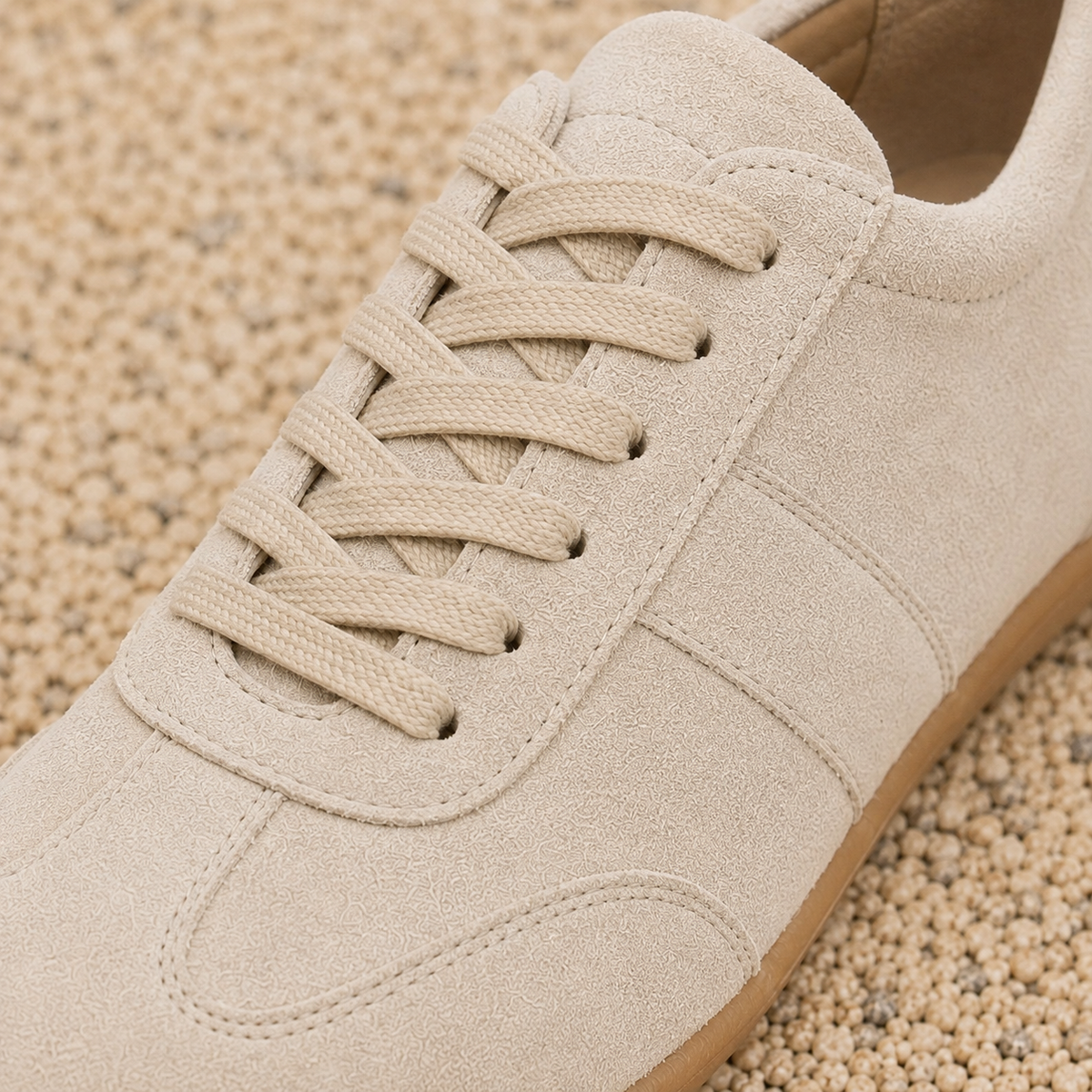 Fiorella Suede-Look Sneakers - Lead Product Detail