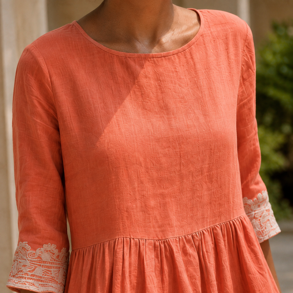 Paloma Embroidered Midi Dress - Lead Product Detail