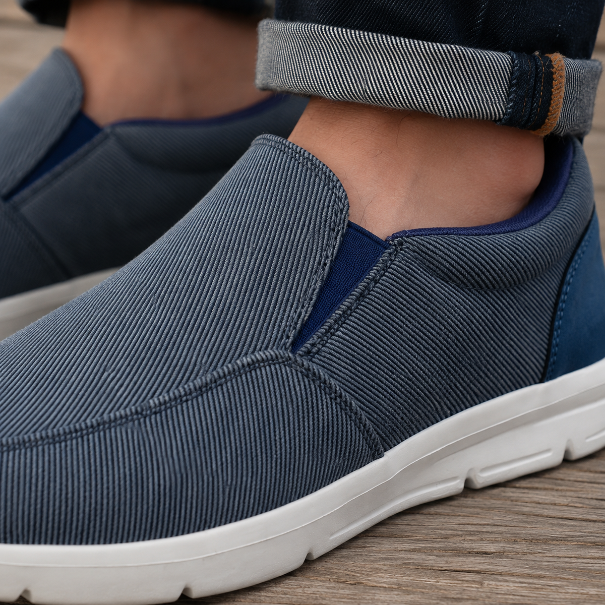 Vittorio Slip-On Shoes - Lead Product Detail