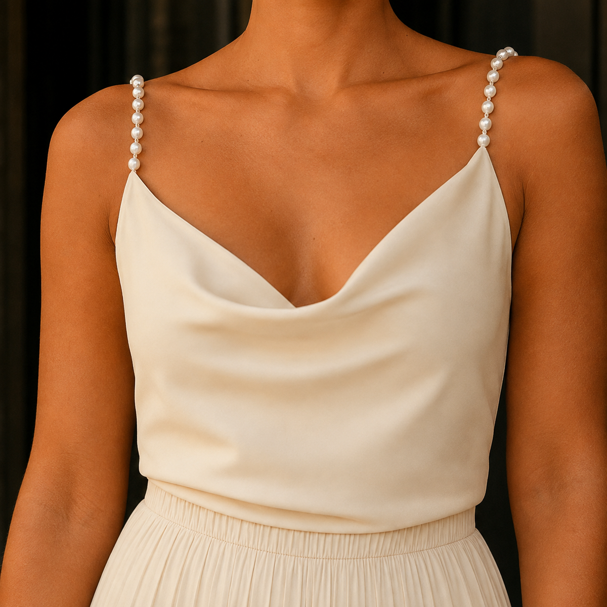Isabella Cowl Jumpsuit - Lead Product Detail