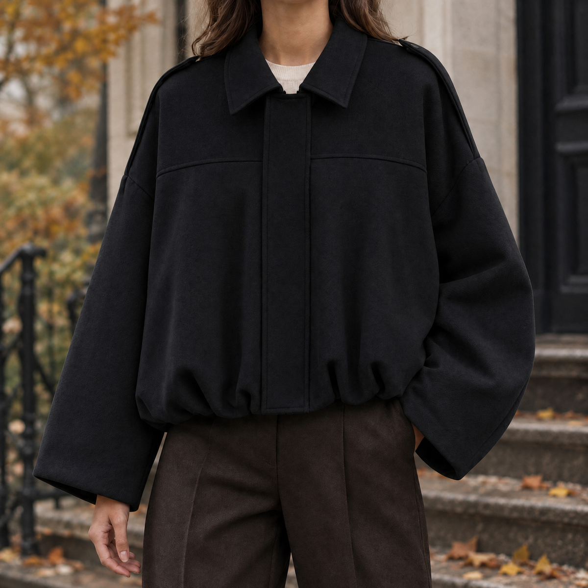 Giulietta Batwing Jacket - Black