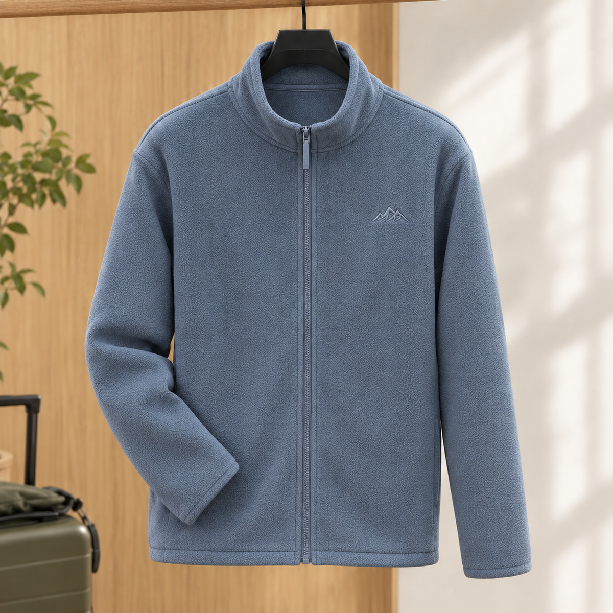 Archie Fleece Jacket - Blue-gray