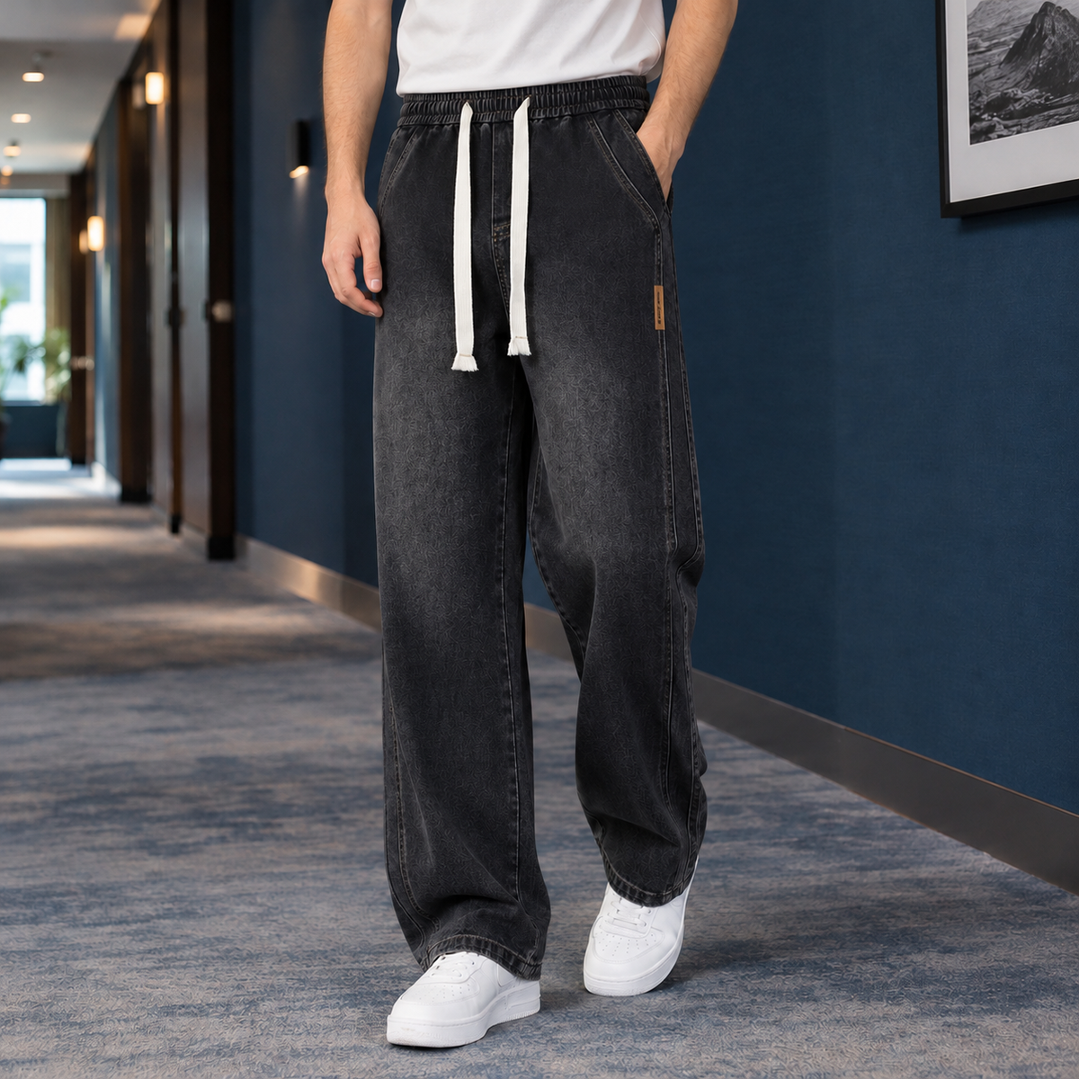 Jason Relaxed Jeans - Black