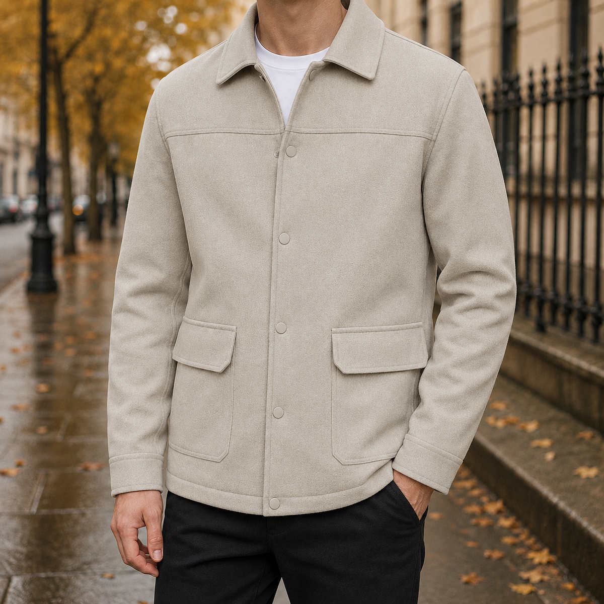 George Utility Jacket - Apricot