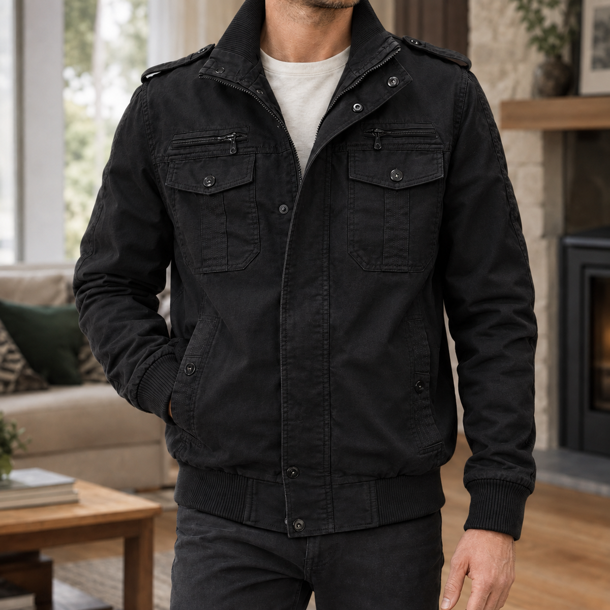 Redmond Utility Jacket - Black