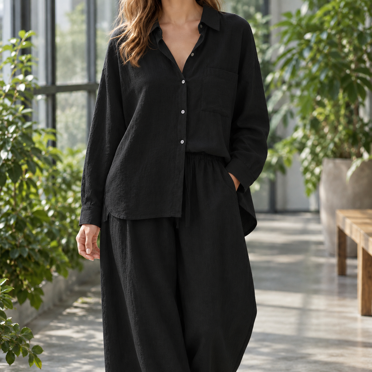 Aiglon Relaxed Set - Black