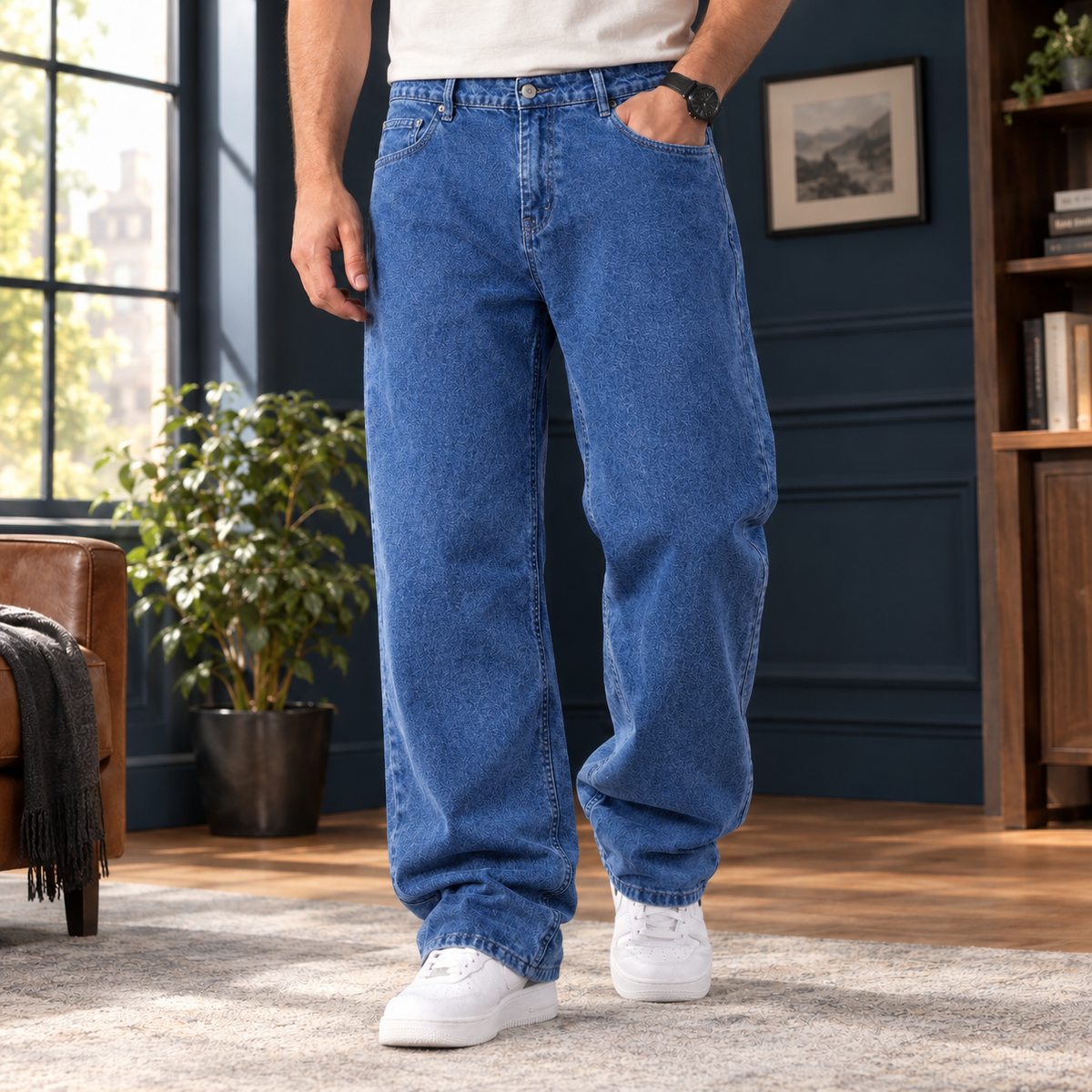 Fulbert Relaxed Jeans - Blue