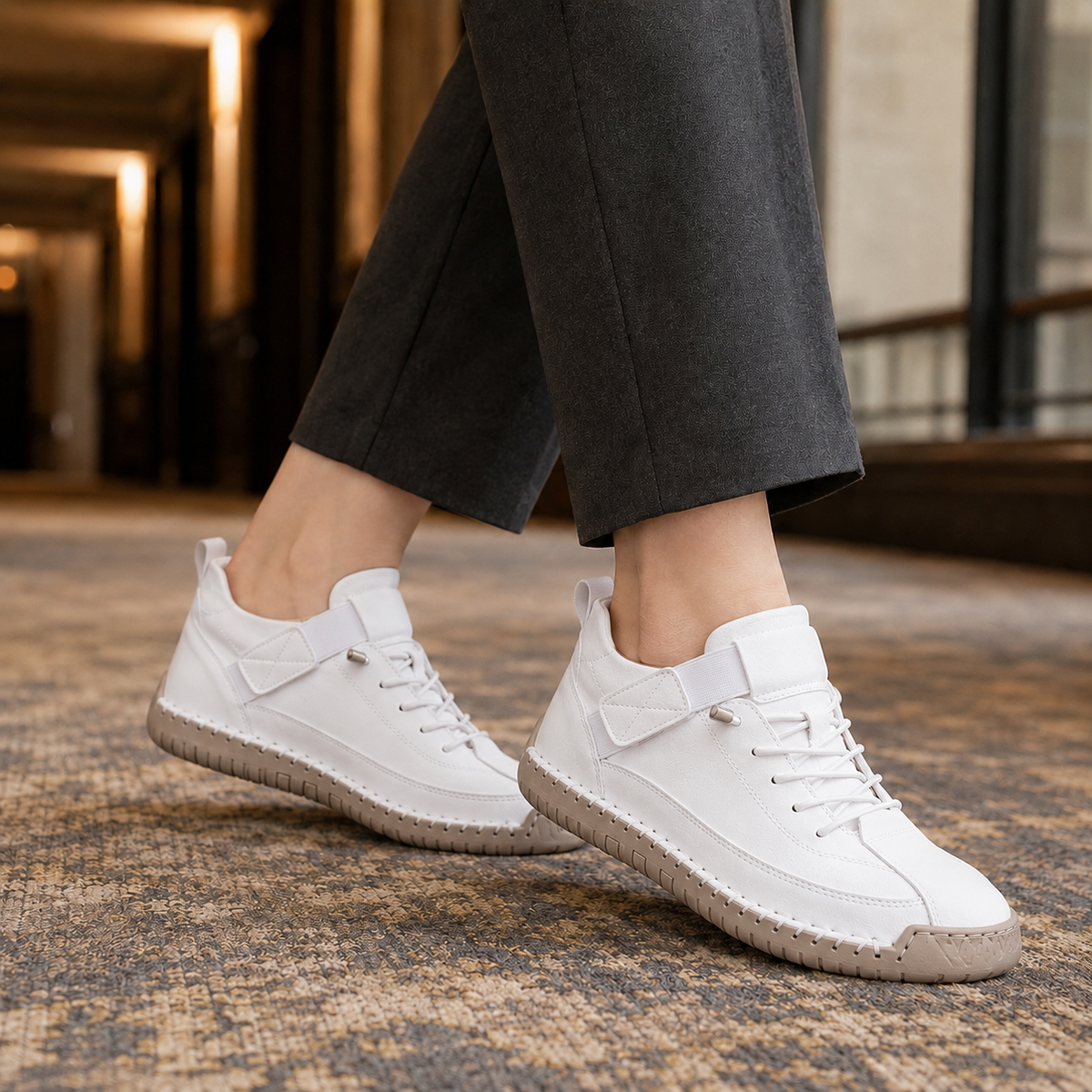 Borghese Orthopedic Sneakers - White