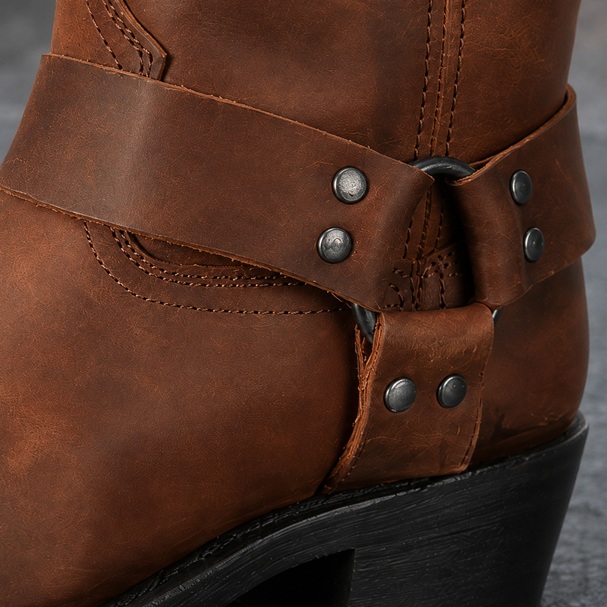Valente Harness Boots - Lead Product Detail