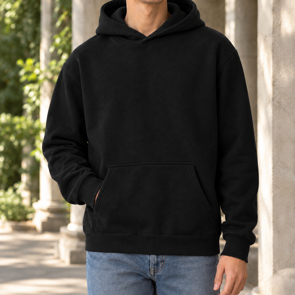 Benoit Pullover Hoodie - Black Sweat