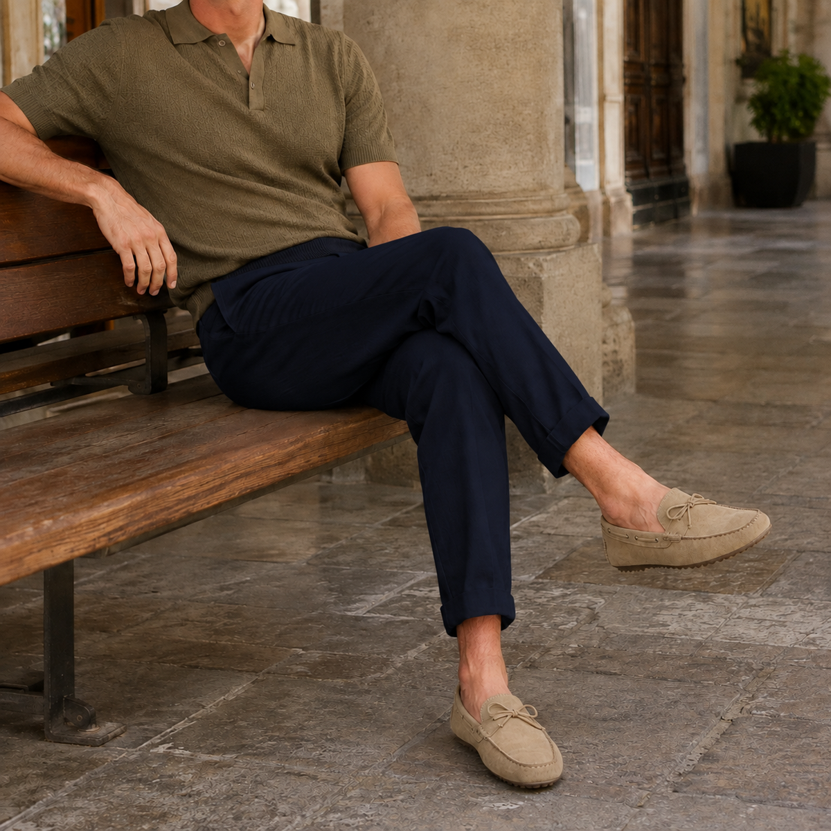 Rocco Tapered Pants - Navy
