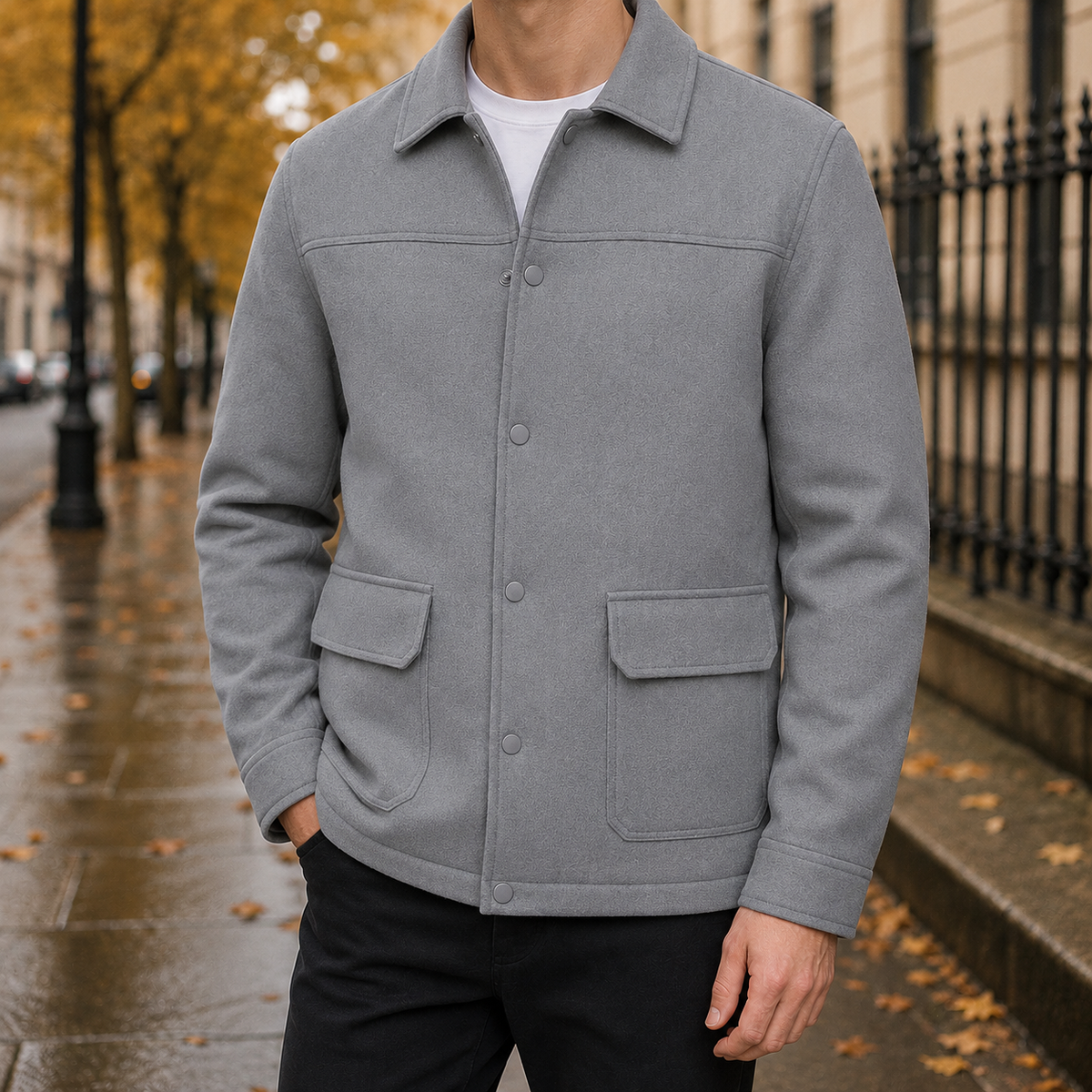 George Utility Jacket - Gray