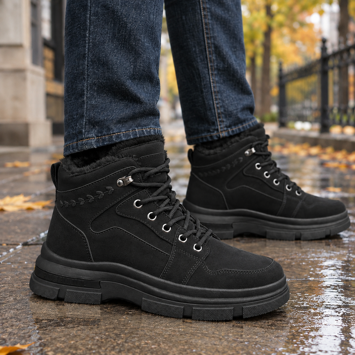Modigliani Fleece Lined Boots - Black